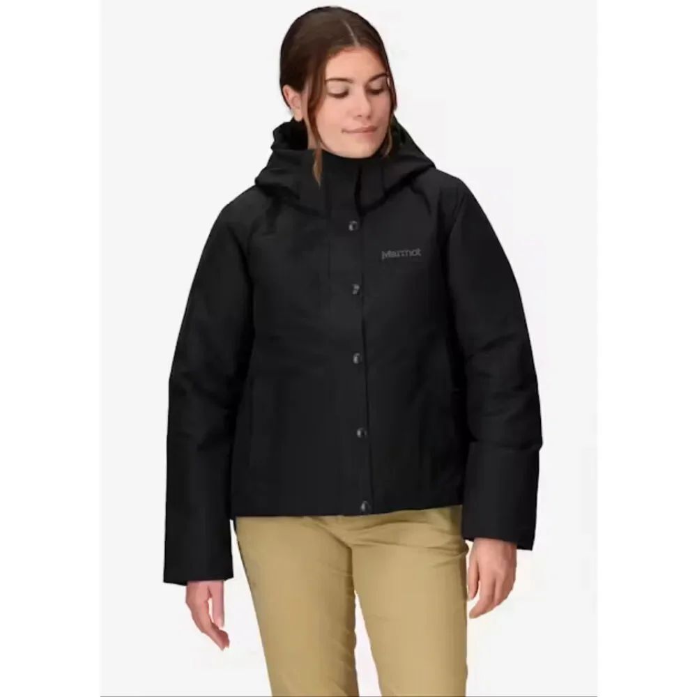 Marmot Chelsea Down Waterproof Short Coat Black XS